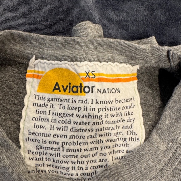 Aviator Nation 5 Stripes Sweatshirt - Picture 4 of 5